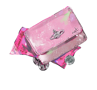 Pink Vivienne Westwood wallet